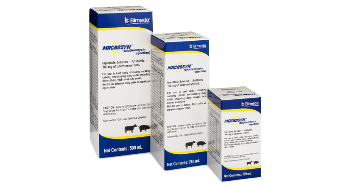 Macrosyn – Antibiótico de Larga Duración para Bovinos y Porcinos - Enfermedades respiratorias