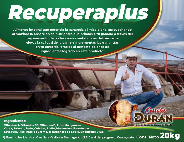 Combo Dieta De Inicio Con Recuperaplus + Nitrógeno Corrales Durán