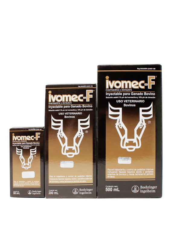 Ivomec F– Antiparasitario Inyectable para Ganado Bovino - Desparacitante bovino
